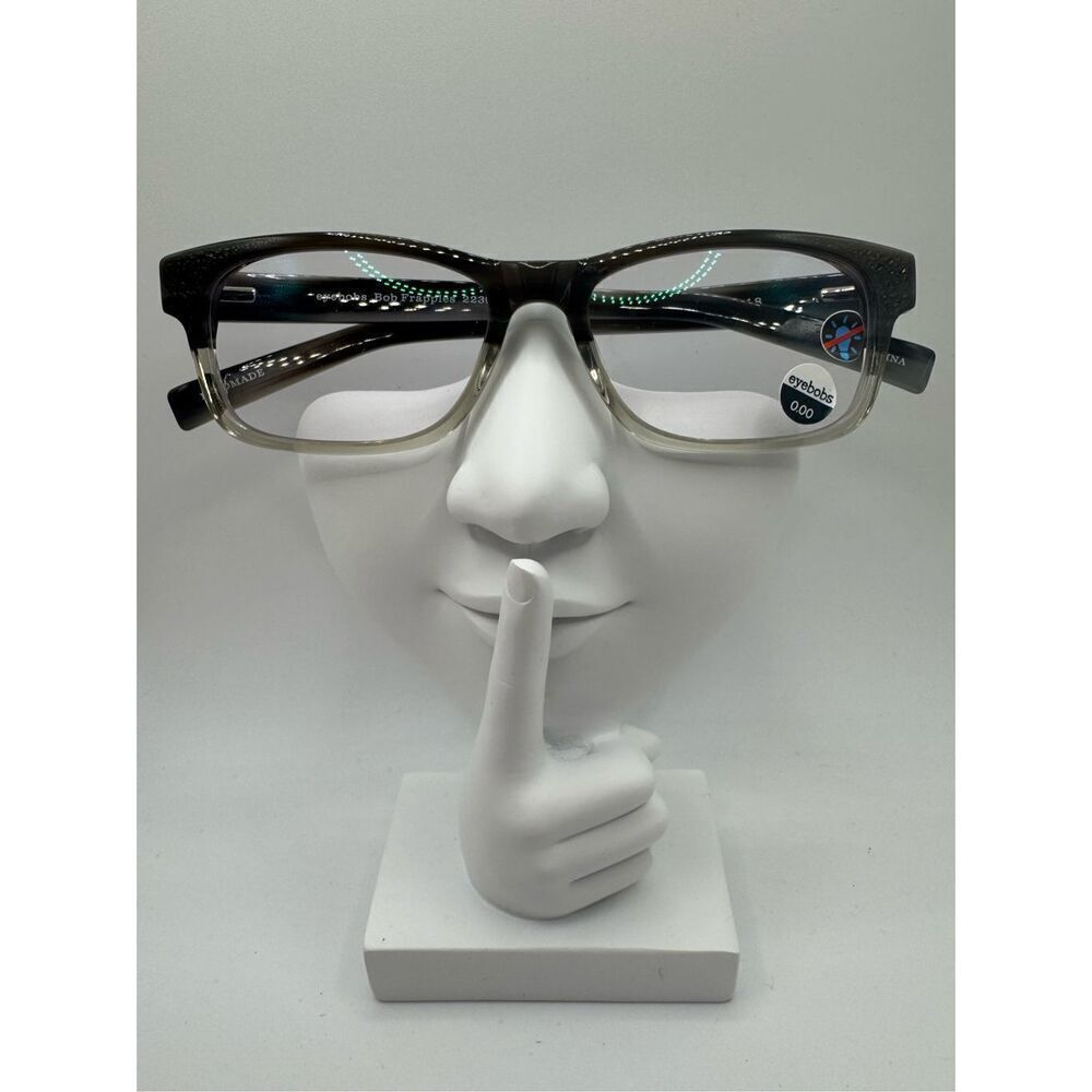 eyebobs Bob Frapples eyeglass frames gray clear new without case